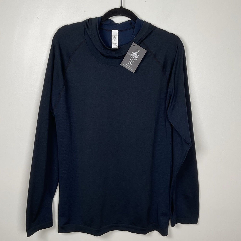 HPE Clothing Men's Long Sleeve Activewear Hoodie Size XL Navy NWT